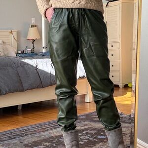 Noli Olive Green Track Pants